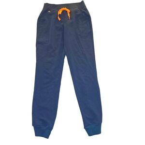 FIGS Zamora Jogger Scrubs Pant Ankle Bottom Drawstring Workwear Blue XS Medical